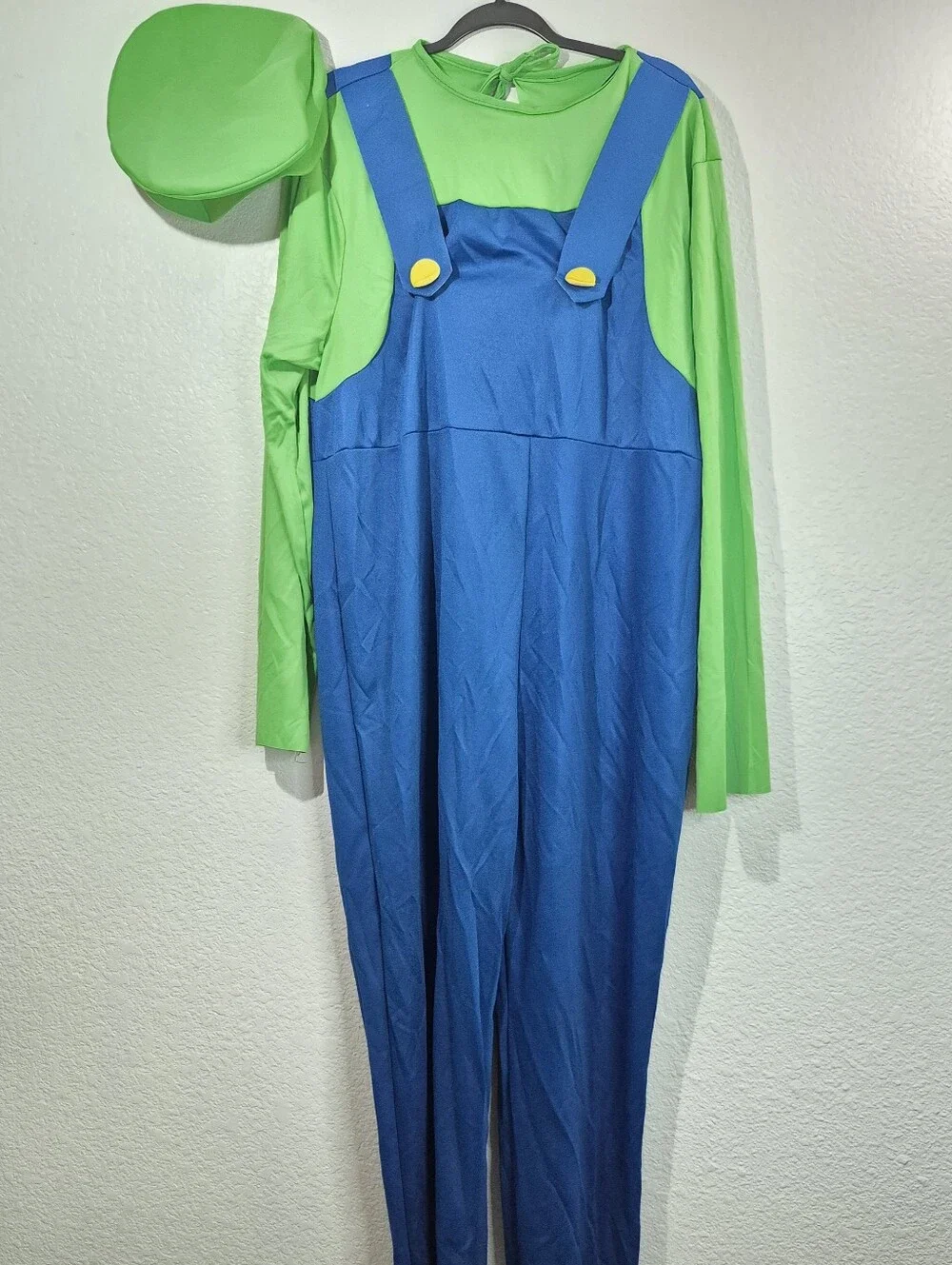 Super Mario Bro Luigi Halloween Costume Fot Sale